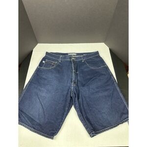 Pelle Pelle Denim Jeans Shorts Mens 38 Dark Wash Vintage Y2K  Streetwear Hip Hop